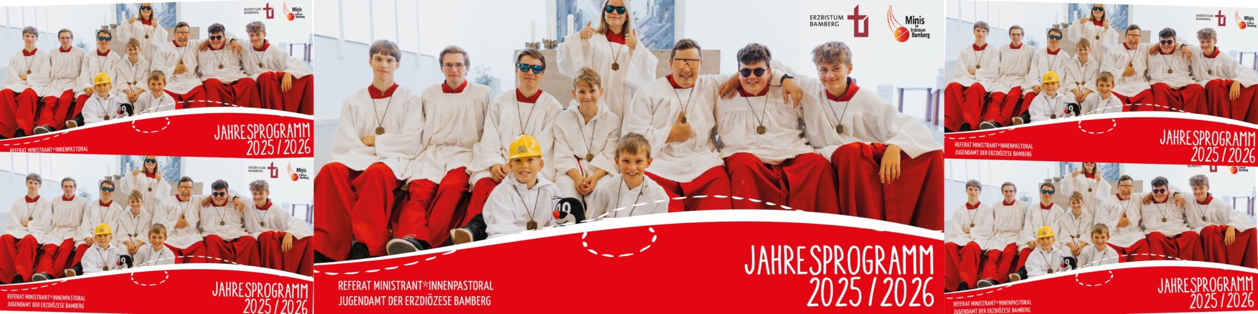 Slider Jahresprogramm 2025-2026 (c) Referat Ministrant*innenpastoral Slider Jahresprogramm 2025-2026