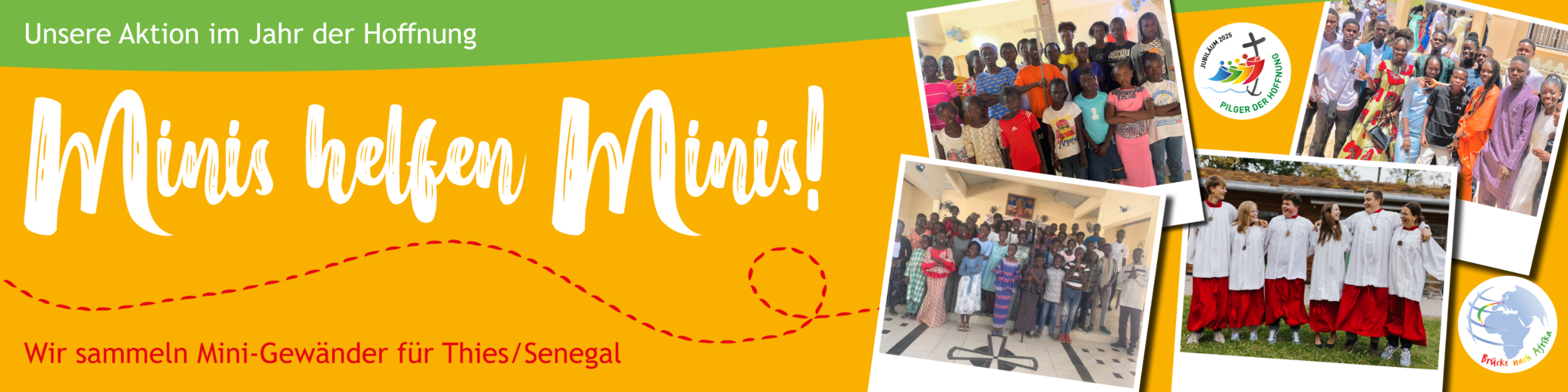 Minis helfen Minis - Slider (c) Referat Ministrant*innenpastoral Minis helfen Minis - Slider